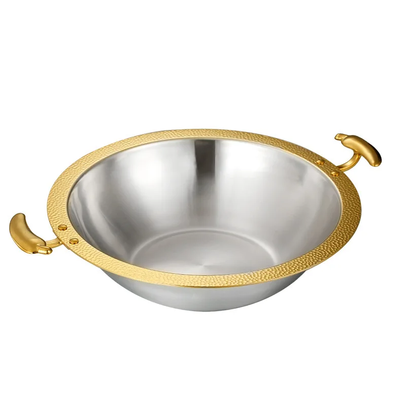 

Stainless steel 304 three-layer steel, hot pot mandarin duck pot, hot pot