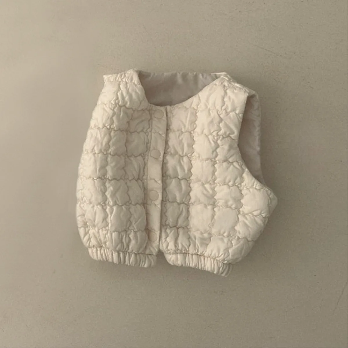 2025 Fashion Baby Winter Clothes Girls Quilte Warm Vest Infant Boys Thicken Sleeveless Jacket 0-3y Toddler Kids Waistcoats Tops