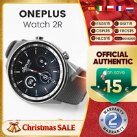 OnePlus Watch 2R Smartwatch 1.43'' AMOLED Screen Snapdragon W5 Gen 1+BES2700 100H Battery Life WiFi Wear OS by Google GPS 2024