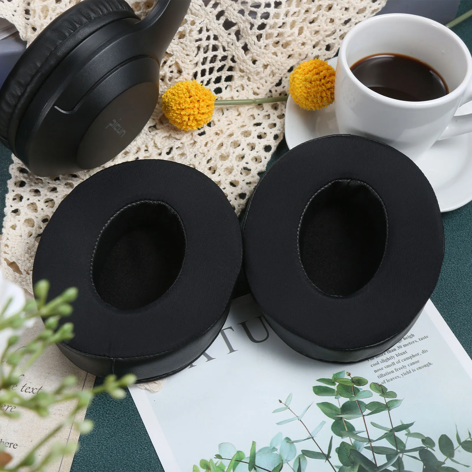 2 pz/paia cuffie auricolari di ricambio, copertura protettiva per cuffie montata sulla testa, per cuffie Sony MDR-7506 MDR-V7 MDR-CD900ST