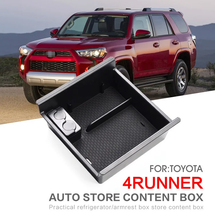 

For Toyota 4RUNNER armrest box storage box, super modified central storage box, storage compartment decoration box