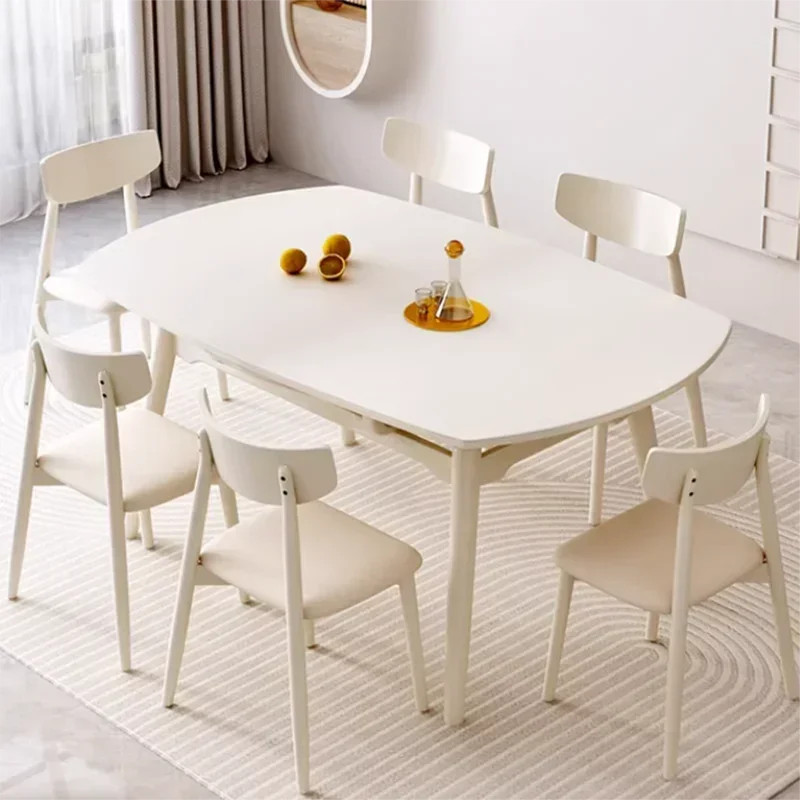 Breakfast Modern Dining Table White Industrial Luxury Design Dining Table Nordic Minimalist Mesas De Jantar Home Furniture