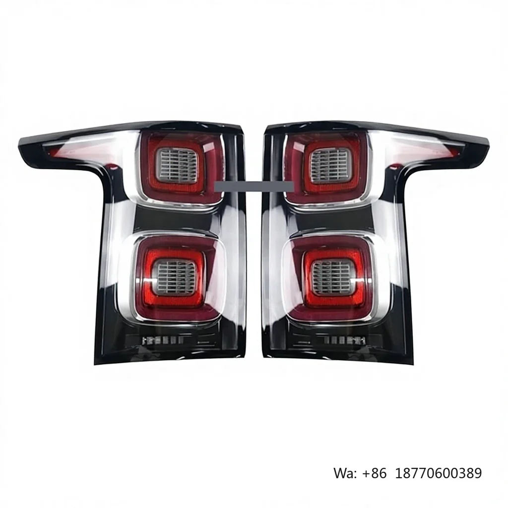 FELENDO Black Version 2018 LED Rear Tail Light Fit Range Rover Sport L405 Car Body Parts Taillight Rear Lamp