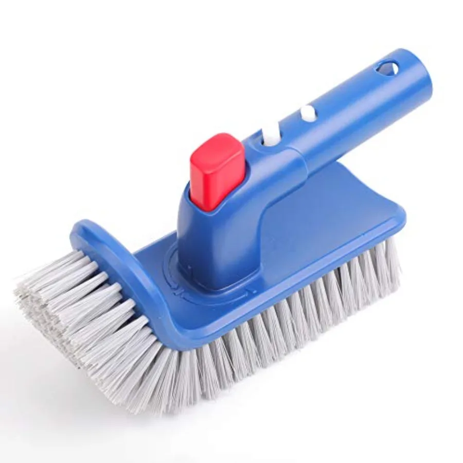 Pool Brush Head for Cleaning Walls, Steps and Corners, Rotatable Hand Scrub Brushes, for Inground/Above Ground Swimming Pool, S