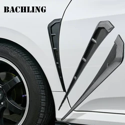 Car Side Fender Universal Side Wing Air Vent Hood Intake Fender Cover Moulding Trim Stickers Hood Intake Sticker Accessorie