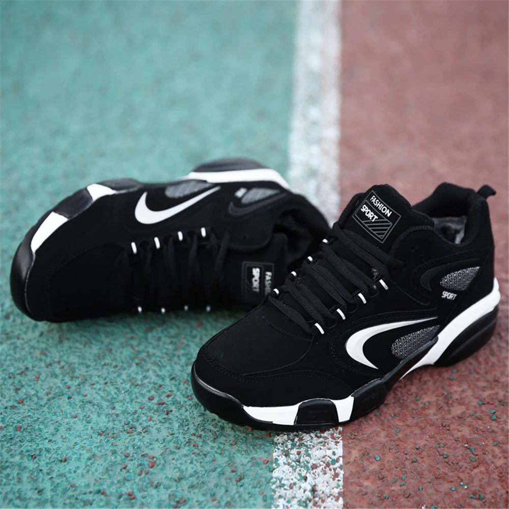 Trendige Farbblock-Sneaker für Herren in Übergröße, bequeme, rutschfeste, lässige, langlebige Schnürschuhe für Outdoor-Aktivitäten für Herren – Detail 3