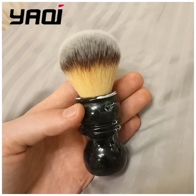 Yaqi Shayish 24MM Shaving Brush with Nylon Bristles & Resin Handle – Professional Barber Beard Care Shaving Tool 2026