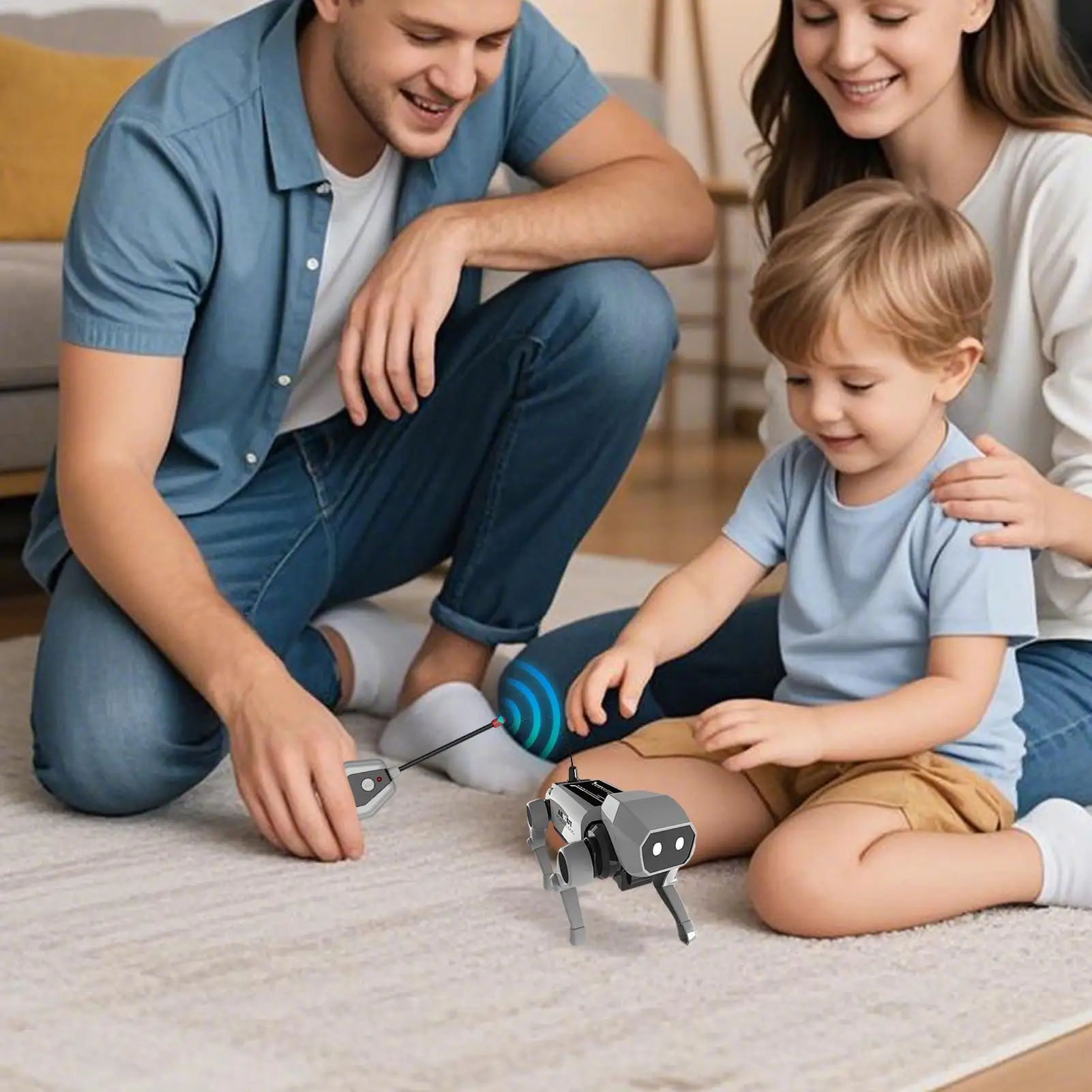 Chien Robot intelligent interactif, jouets éducatifs pour animaux de compagnie, apprentissage pour anniversaire, vacances, enfants, jeunes garçons