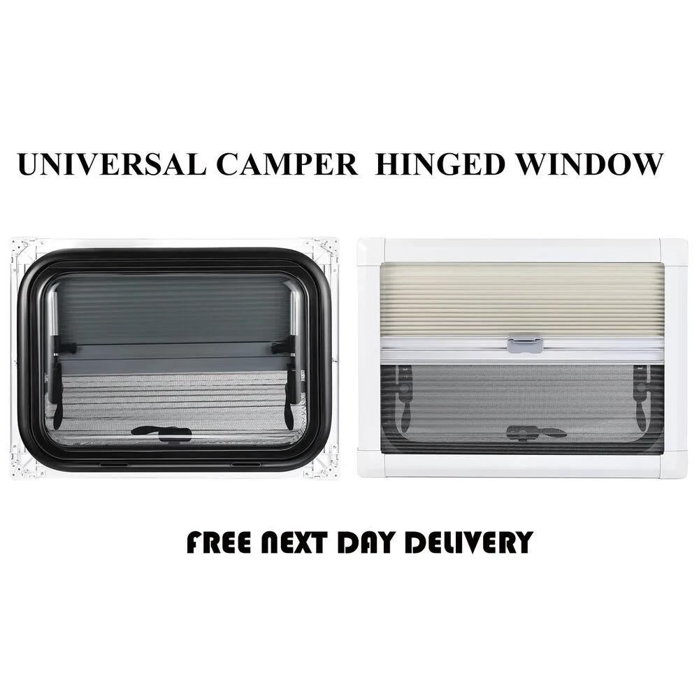 Camper Van Cassette Windows Hinged Blind Caravan Motorhome Horsebox Boat 600*350