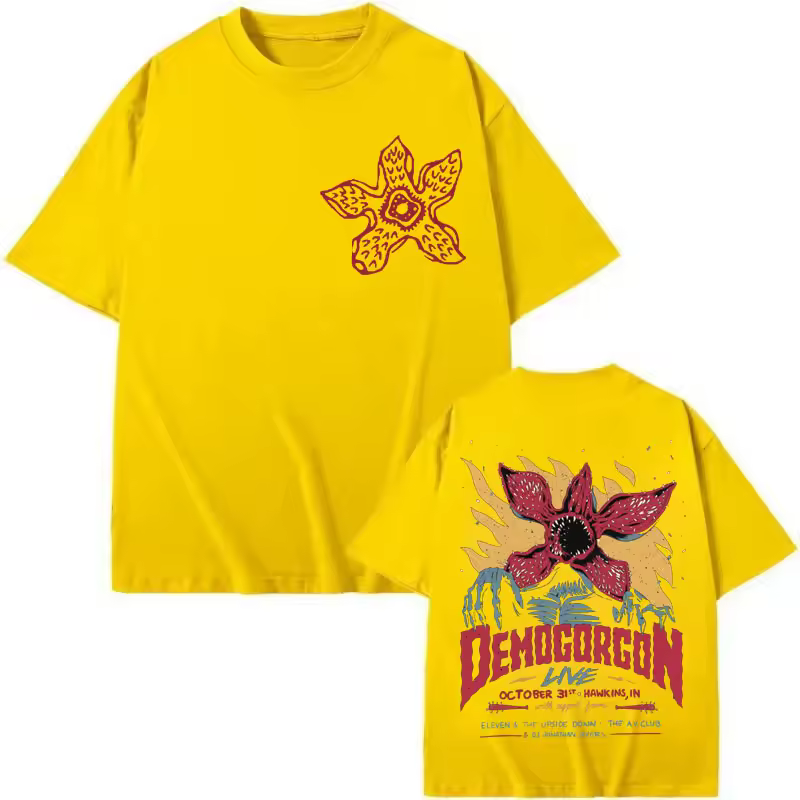 Eddie Munson The Demogorgon T-shirt Cannibal Flower Monster Graphic T Shirts Men Women Clothing Gothic Fashion Vintage T-shirts - Image 7