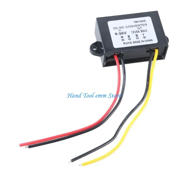 H37F Heavy Duty 9V 36V To 12V 5A Step Up/Down Regulator, Suitable For Car And Outdoor Lighting