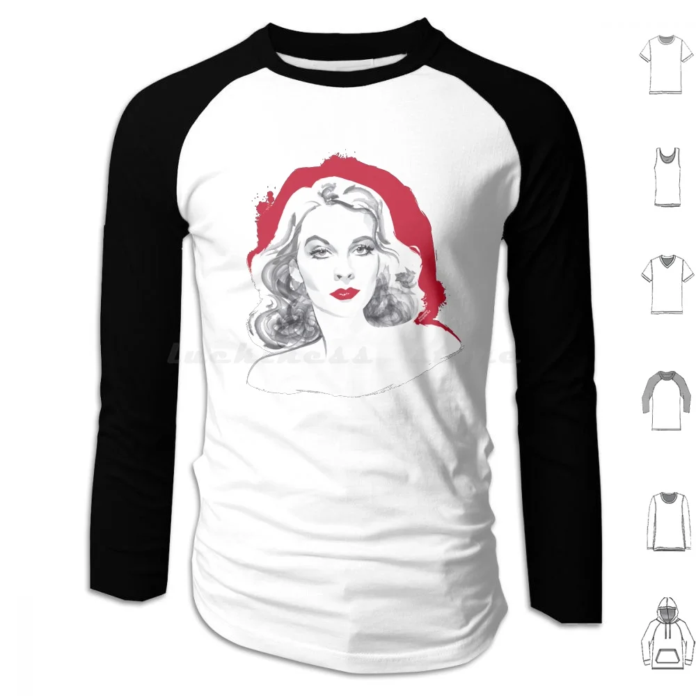 Miss Lester Hoodie Cotton Long Sleeve Alejandro Mogollo Art Alejandromogolloart Alemogolloart