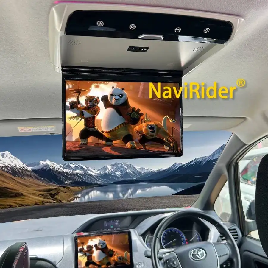 Yes 1920*1080 IPS Android 4+64G /mp5 11.6inch 8K Car Ceiling Screen Multimedia WiFi BT Auto Car Roof Mount Flip Down TV Monitor