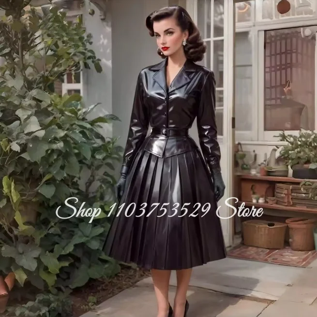 

Customized Black Gothic Two-Piece Prom Dress Shimmering Laser-Cut Fabric Party Dress Special Occasion Dress Masquerade Ball Dres