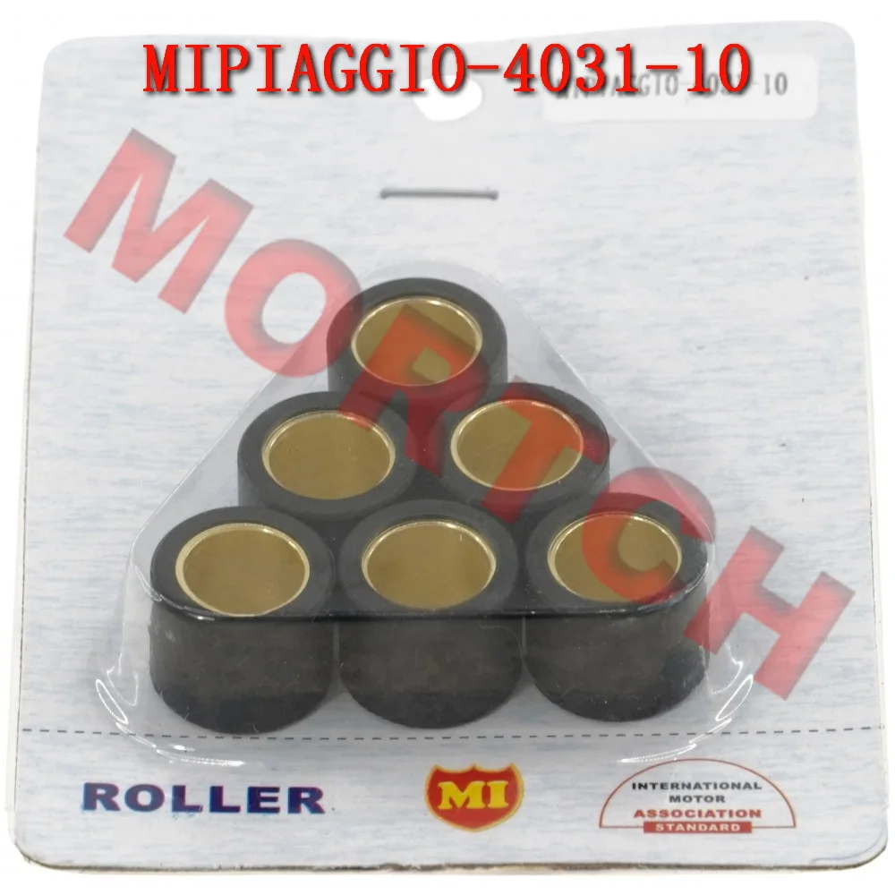 For Piaggio Vespa Variator Roller 10g 19x15.5mm MIPIAGGIO-4031-10 CVT Roller Weight