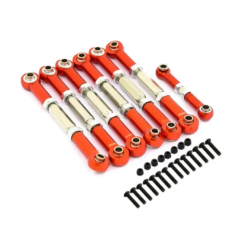 7PCS/set Upgraded Metal Full Car Pull Rod Modified Accessories For TRXS SLASH 2WD