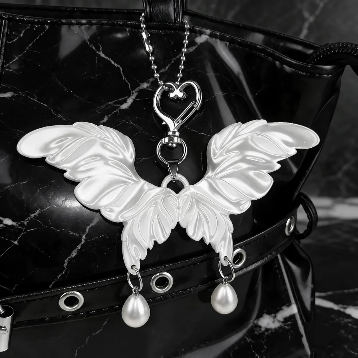 Butterfly Key Chain Heart Shap - đánh giá và giá 3D Printing Stainless Steel