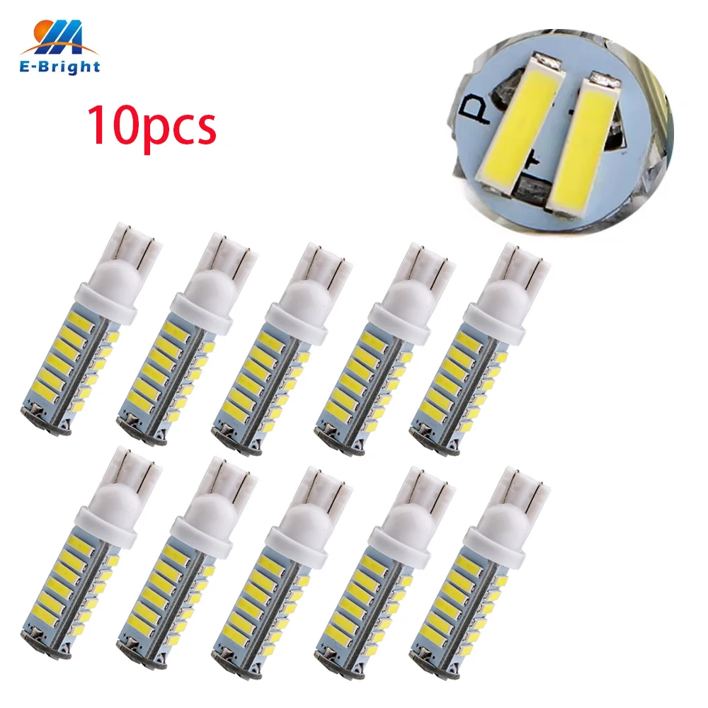 YM E-Bright 10PCS/lot T10 7014 20 SMD Led W5W 20Led Reading Light 12V DC Indicator Lamp Car Automotive Lamp Interior Door Light