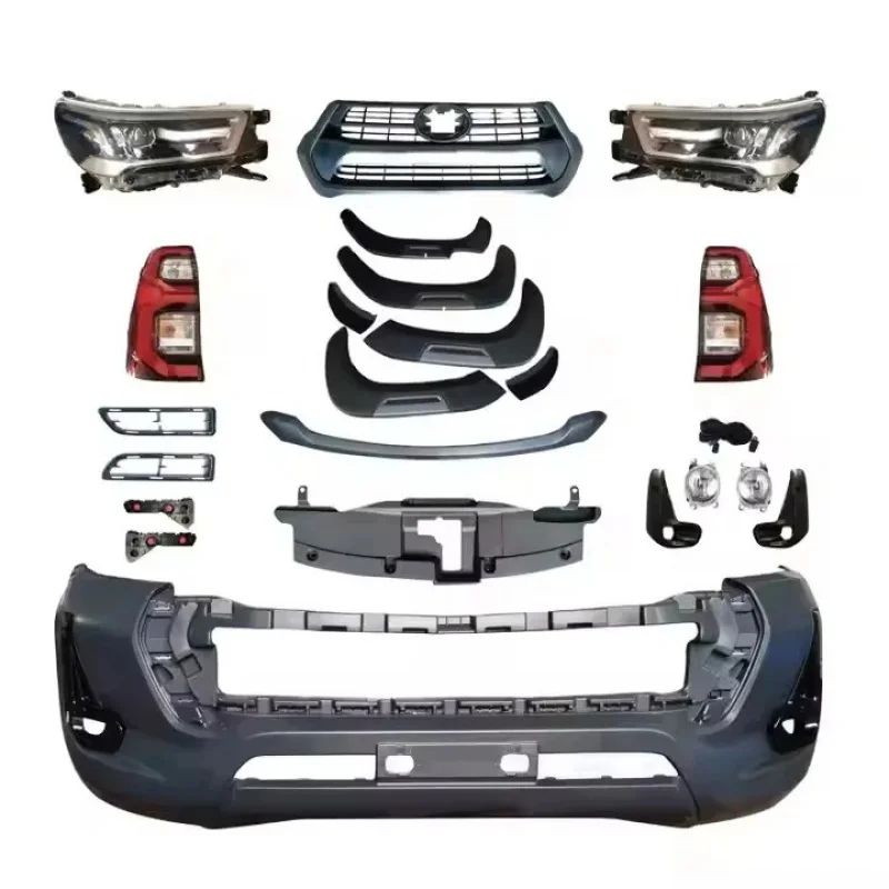 

High Quality-ta Hilux 2016+ Body Kit with 2021 Upgr Car Bumpers