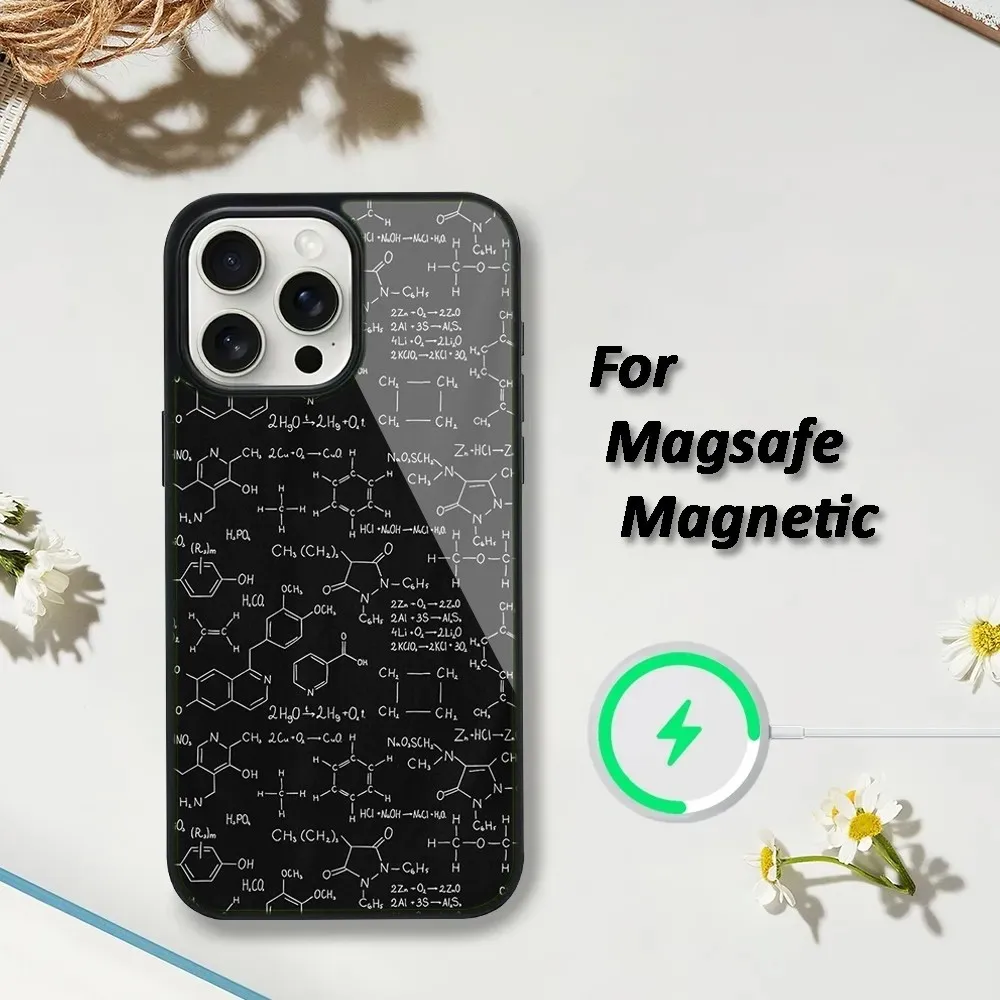 Chemical Elements  Phone Case For iPhone 15,14,13,12,11,Plus,Pro,Max Mini Magsafe Magnetic Wireless Charging