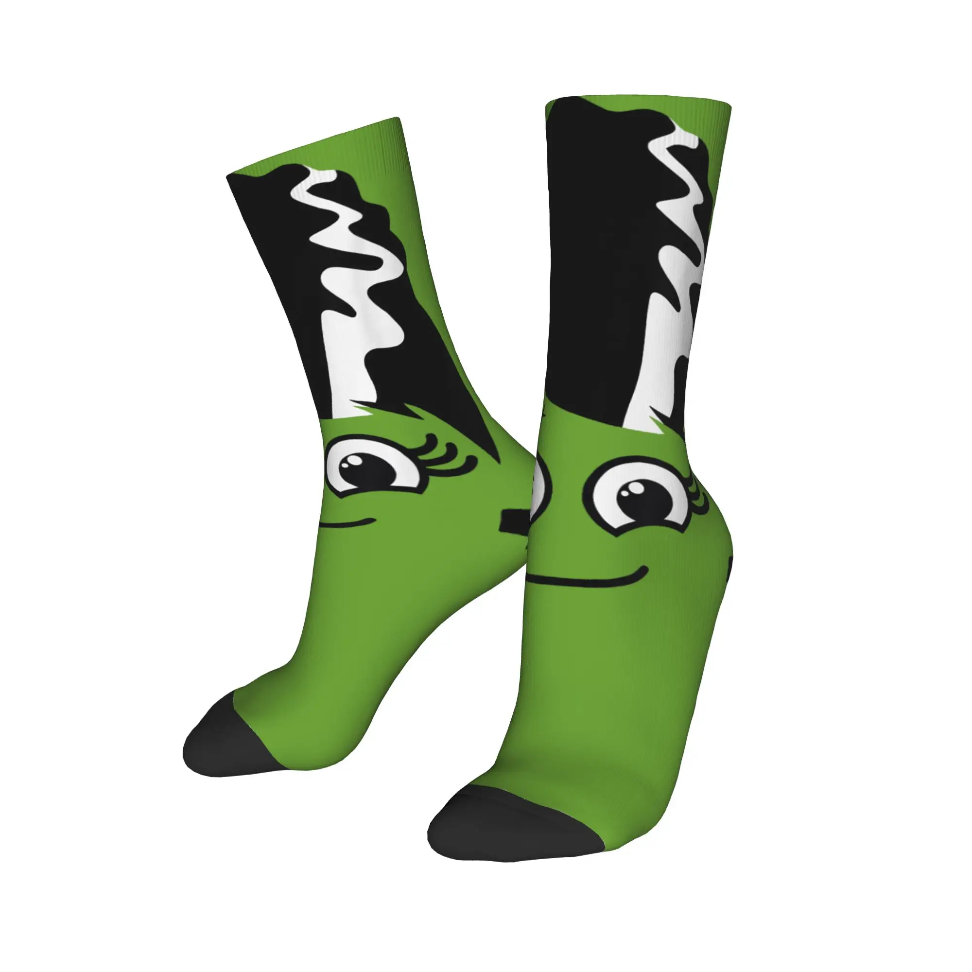 Braut von Frankenstein, süßes Monster, Halloween-Socken, Winterstrümpfe, elegante Herren, mittelweiche Socken, Radfahren, Anti-Schweiß-Socken