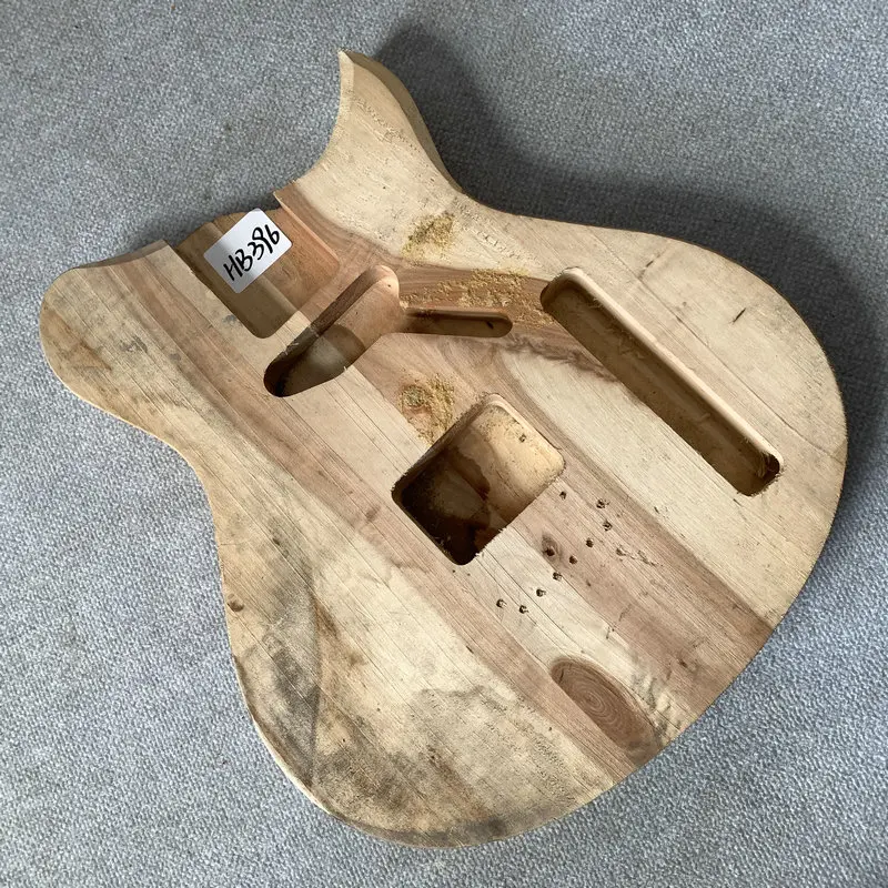 HB396 MINI Size Electric Guitar Body Unfinished Solid Basswood  Bolt-on  For DIY Replacement NO Paints