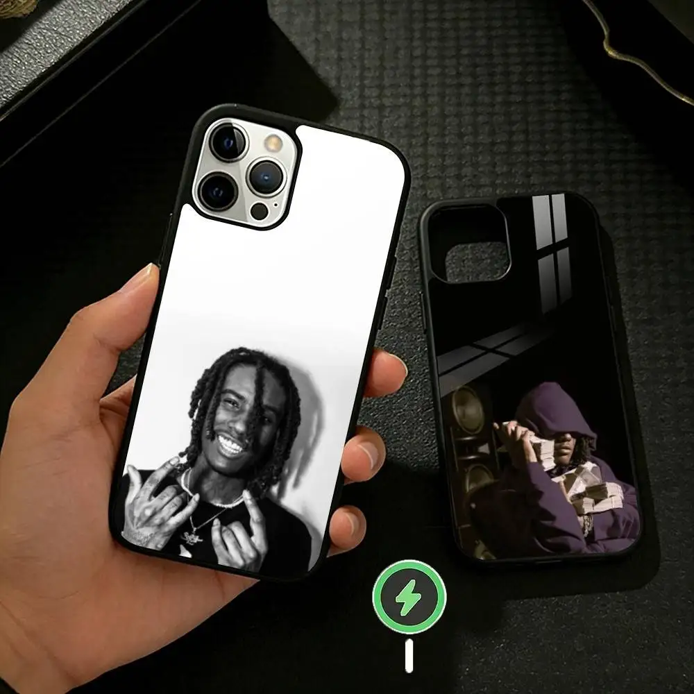 

O-OsamaSon Rapper Phone Case For iPhone 17 16 15 14 13 12 Pro Max Plus for Mirror Wireless Magnetic Cover