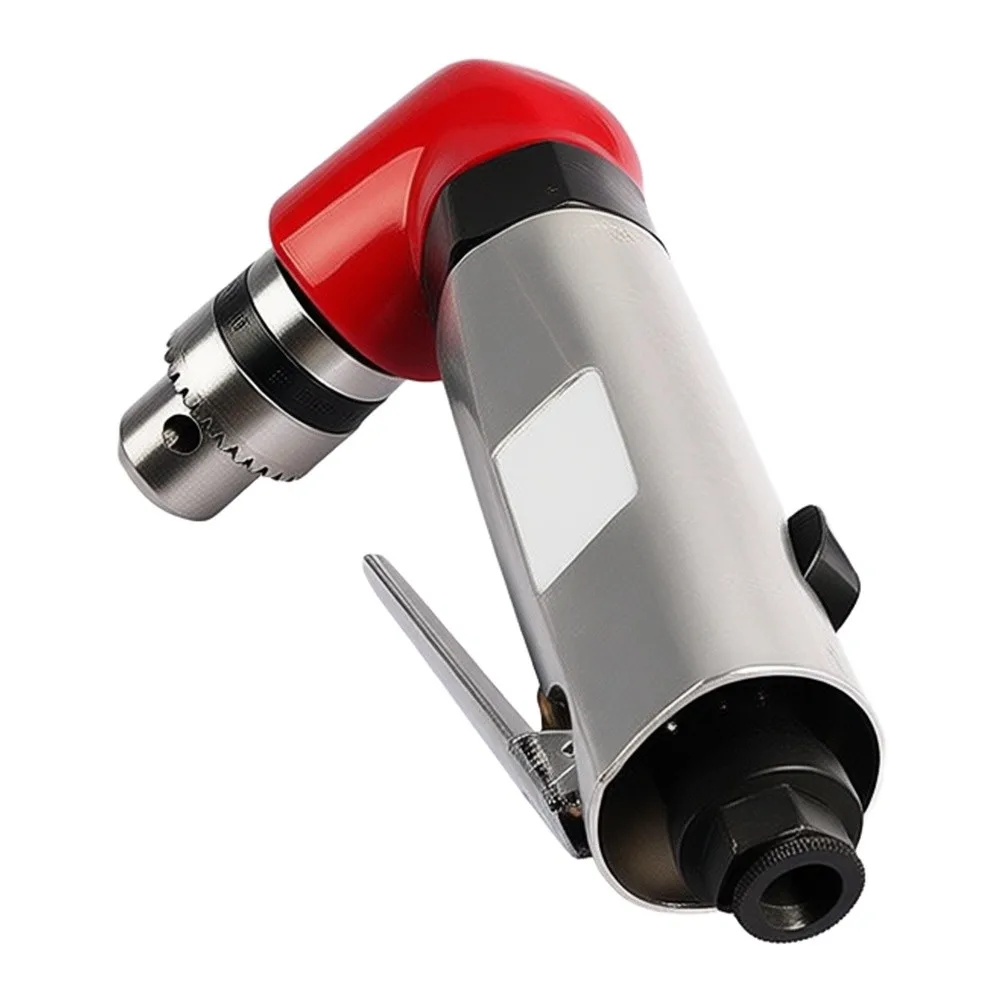 Lightweight Pneumatic Right Angle Drill, Compact Precision Hole‑drilling Tool, Angled Head For Narrow, Confined And Hard