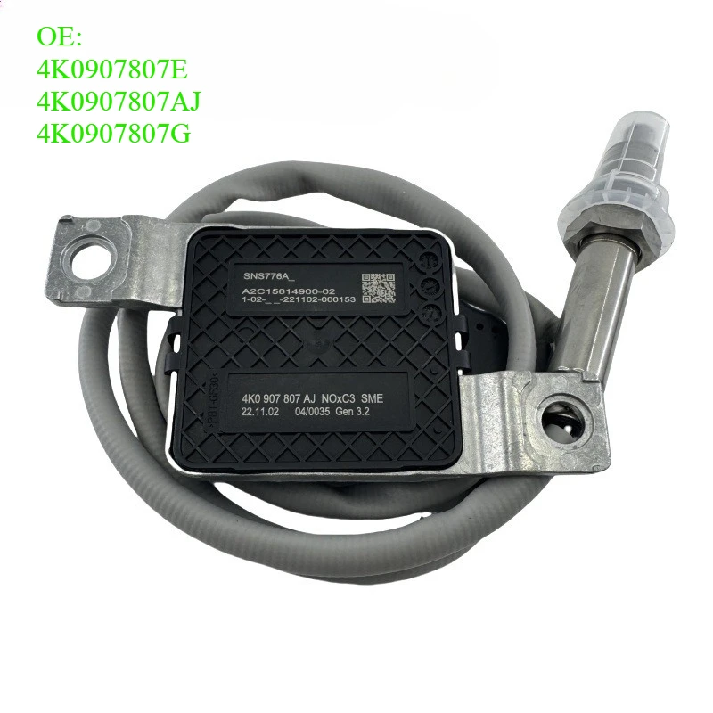 

High Quality New Nitrogen Oxide Nox Sensor 4K0907807E 4K0907807AJ 4K0907807G for Audi A6 C8 A7 Sportback