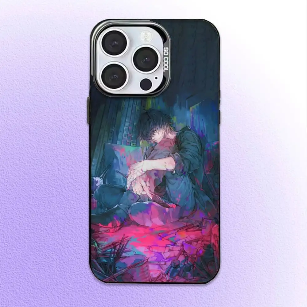 حافظة هاتف T-Towa ذات الضرر البطيء لهاتف iPhone17,16,15,14,13,12,11 Plus، غطاء داخلي مطلي بالفضة الملونة Pro Max