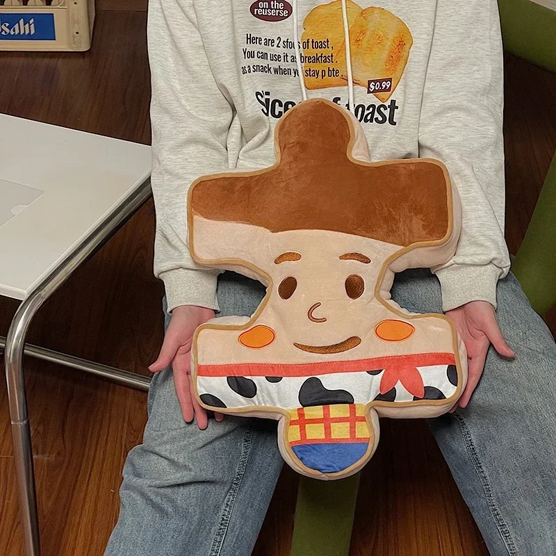 Disney Anime Puzzle Toy Story Woody Buzz Lightyear Mr Potato Head Sofa Cushion Bedroom Cuddly Throw Pillow Home Decoration Gifts