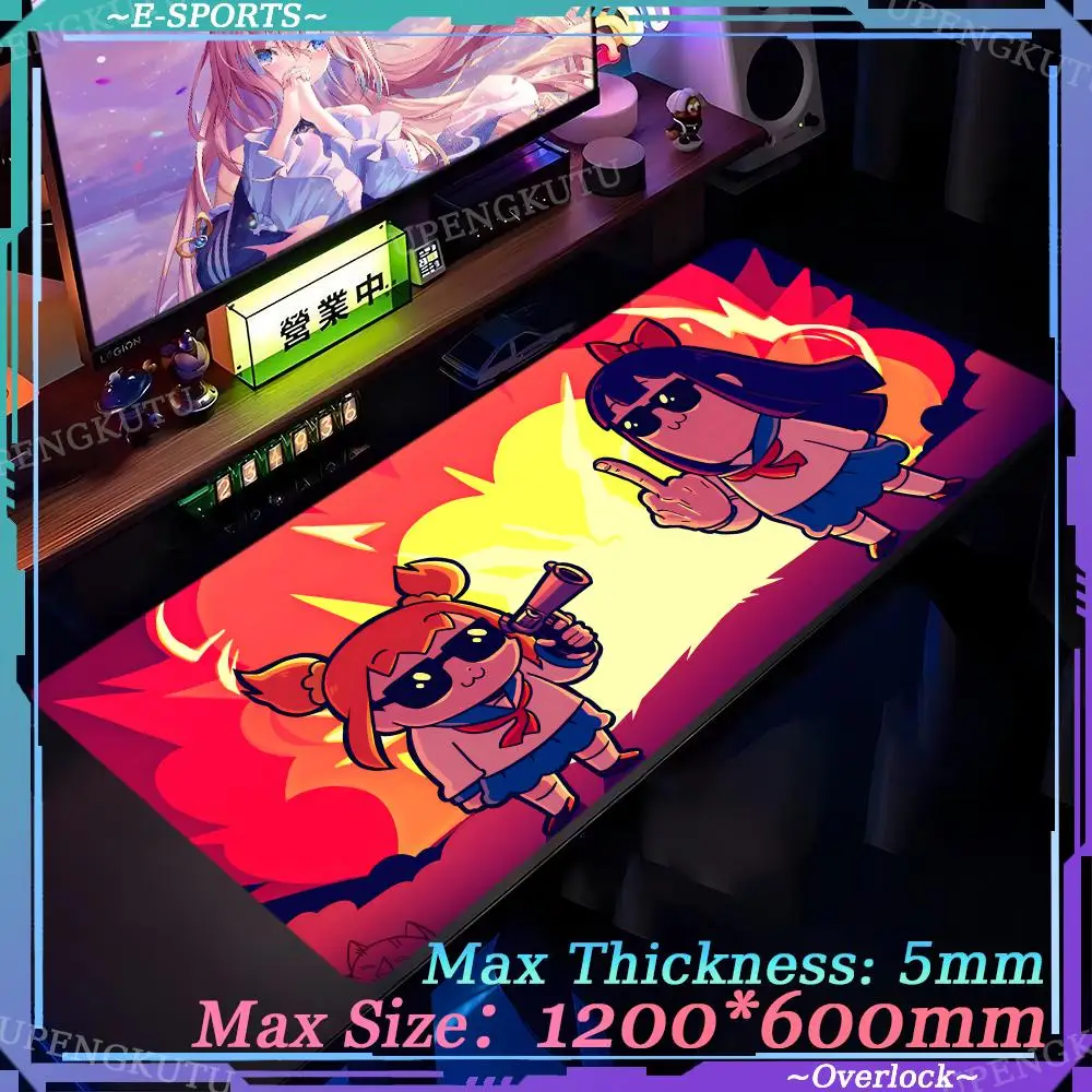 

P_poputepipikku Computer gamers Cute desktop accessories Mouse Locked edge mouse Pad Game accessories Desk mats