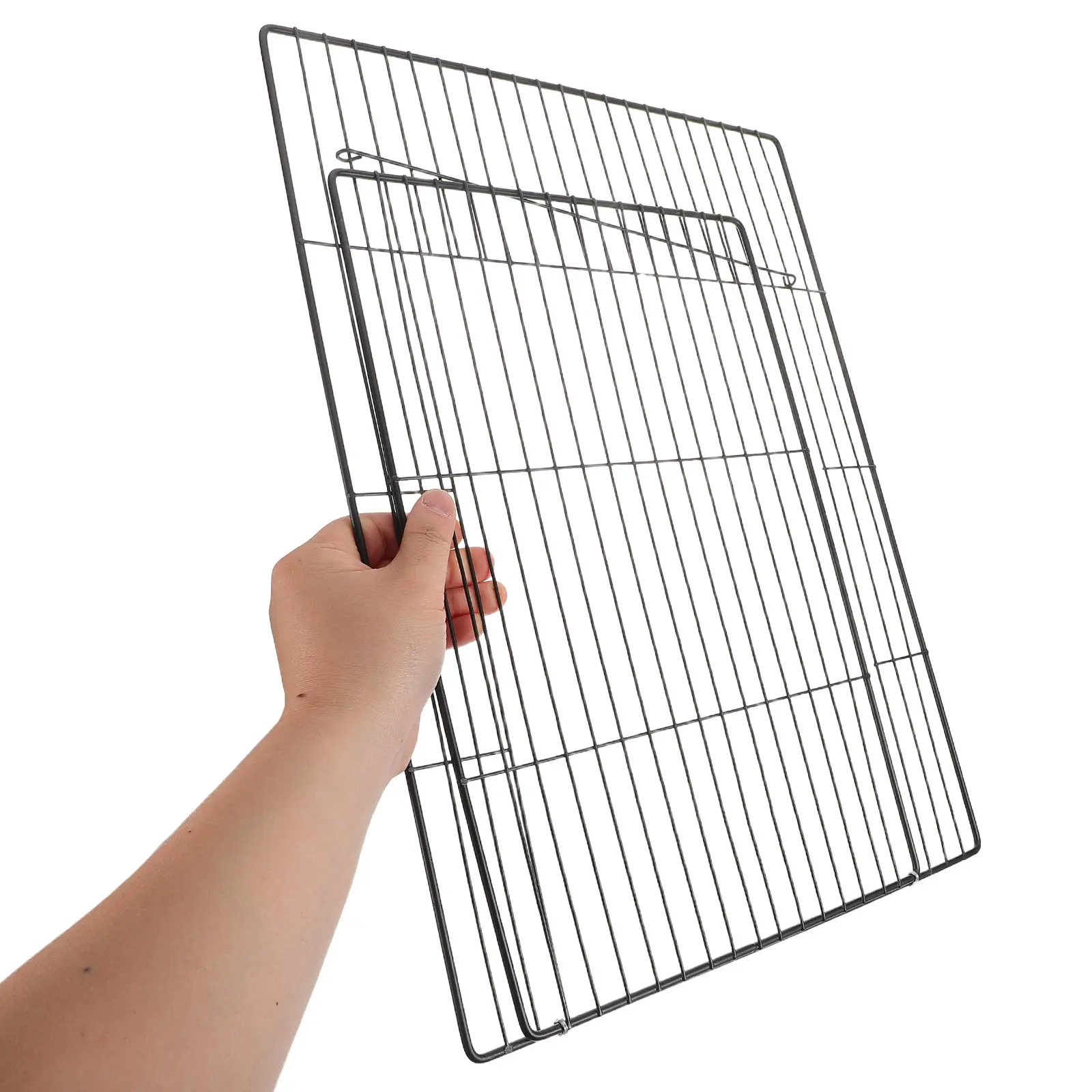 

Съемная дверца для кошачьей клетки, металлическая сетчатая панель, легко собираемая, для самостоятельной сборки вольера для кошек, ворота для домашних животных, дверца для кошачьего вольера