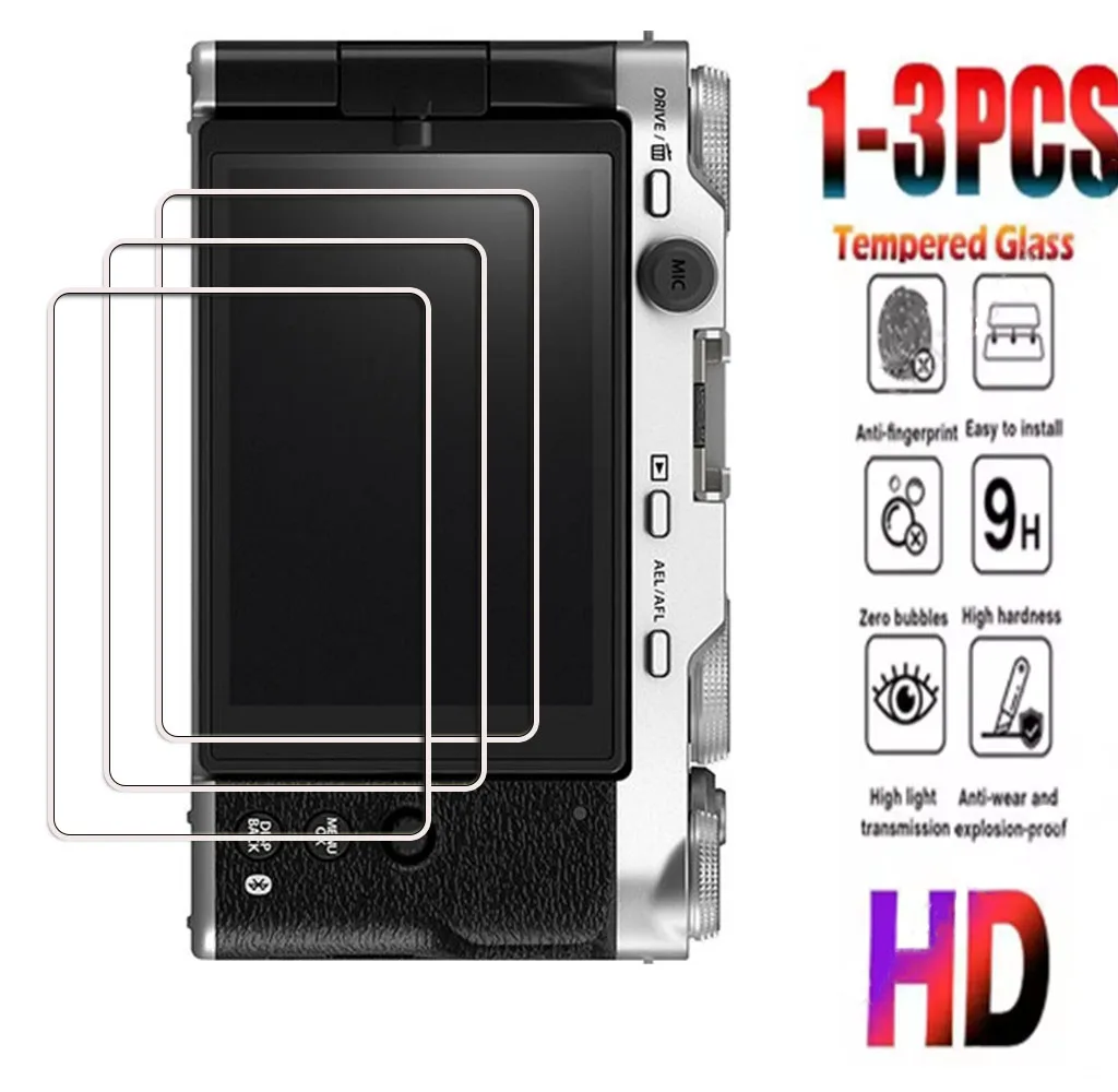 1-3 قطعة من الزجاج المقسى عالي الدقة 9H لحماية شاشة كاميرا فوجي فيلم X-M5 فوجي XM5 LCD