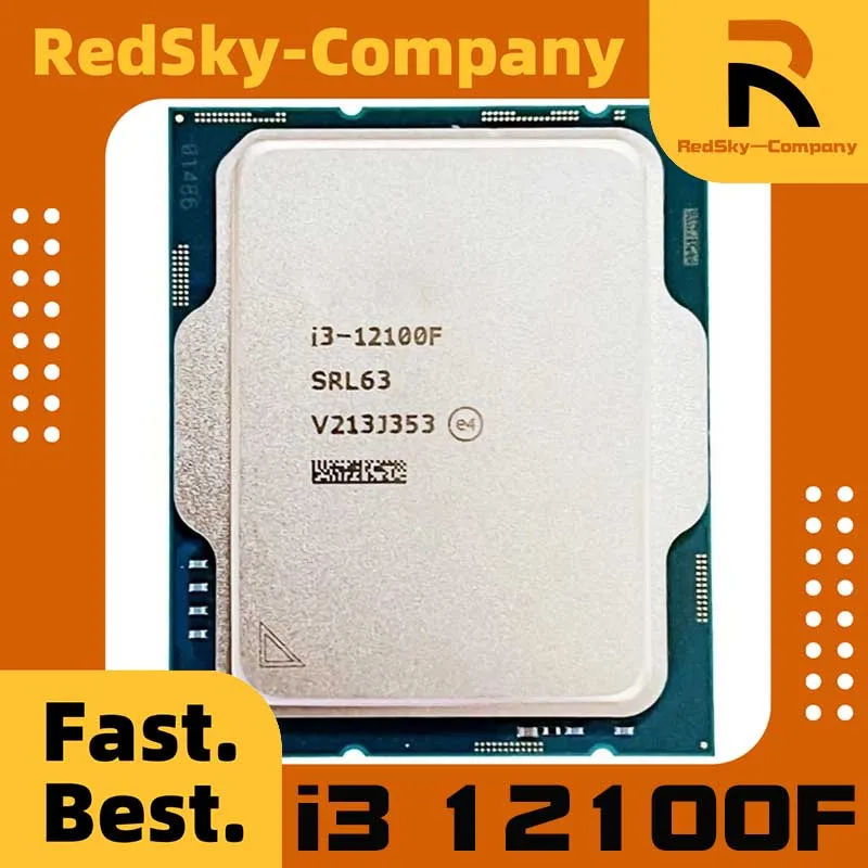 Core i3 12100F 3.3GHz Quad-Core LGA 1700 processor