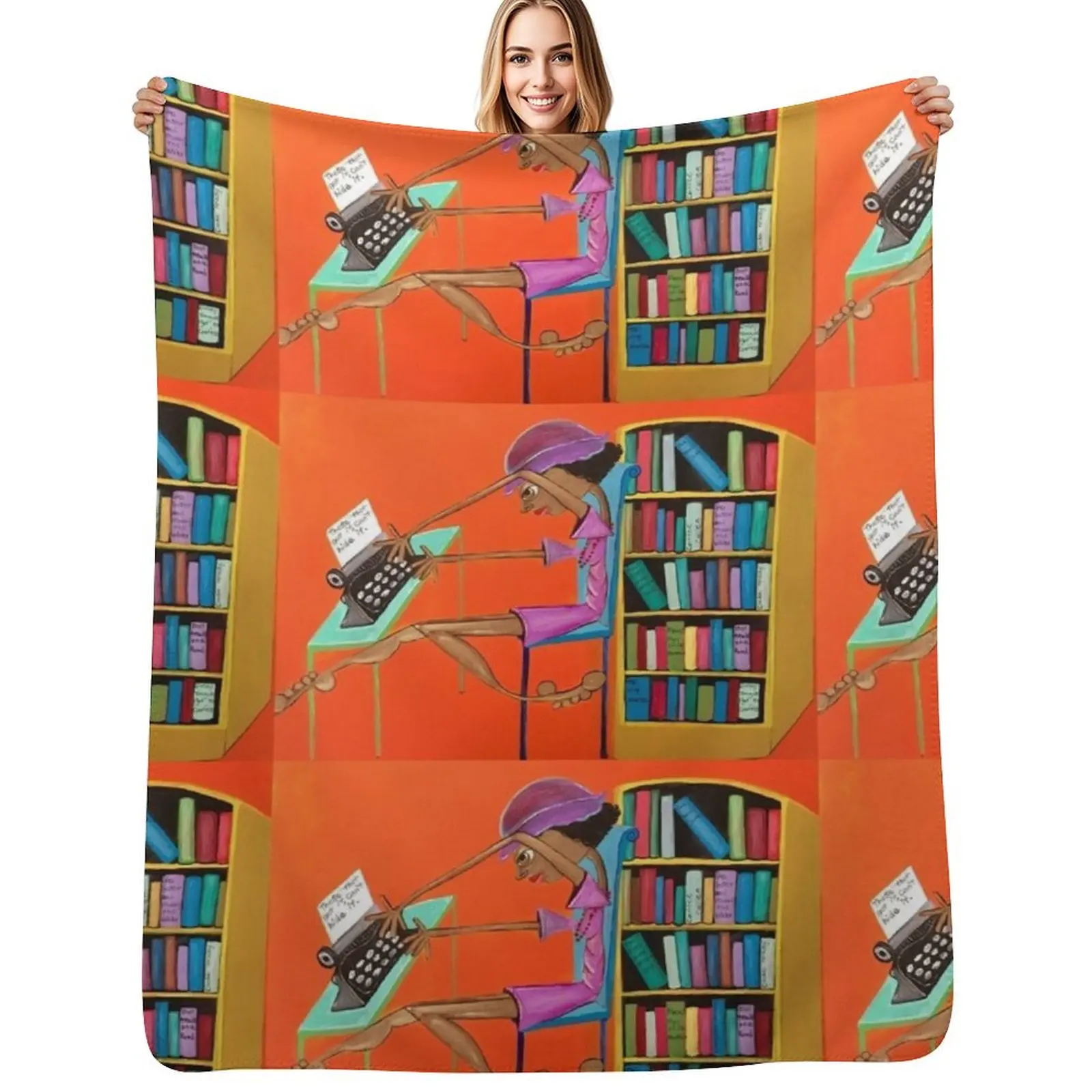 

zora neale hurston Throw Blanket Warm Napping Blanket for Office Couch Bed