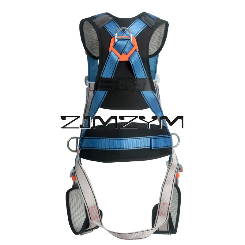 High Altitude Operation Anti-fall Full Body Safety With 5-point Safety Belt Double-back Suspension Outdoor Safety Belt