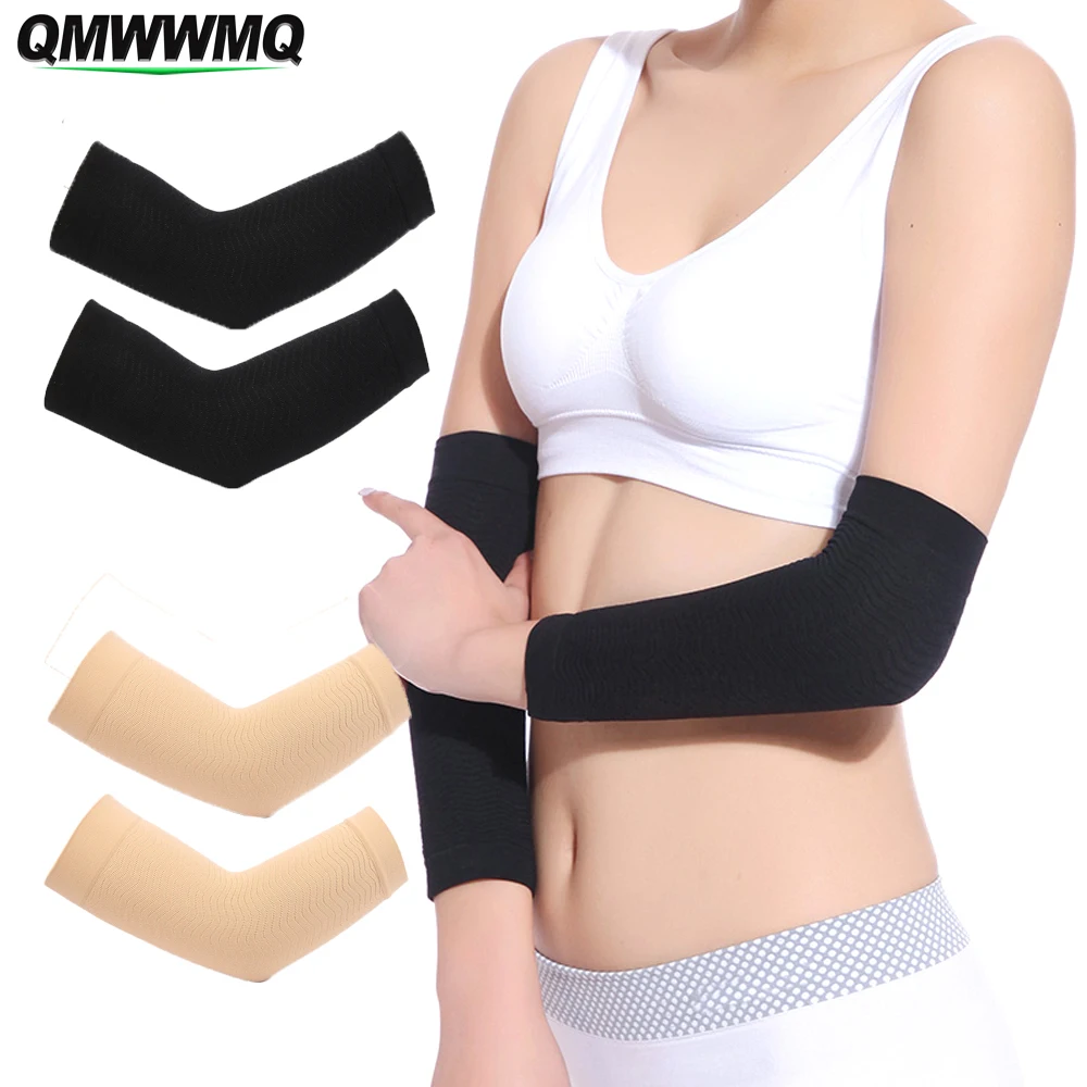 

1Pair Arm Slimming Shaper Wrap, Arm Compression Sleeve Women Weight Loss Upper Arm Shaper Helps Tone Shape Upper Arms Sleeve