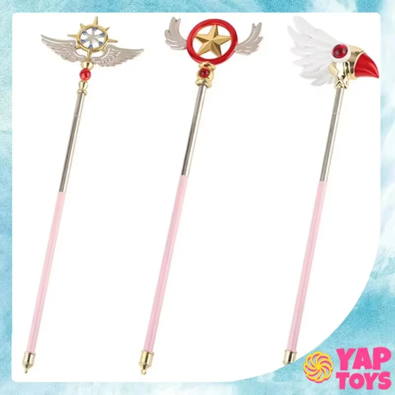 Cardcaptor Sakura Action Figure Fashionable Toys Retractable Bird Head Staff Star Staff Model Angel Staff Magic Wand Gift Toys