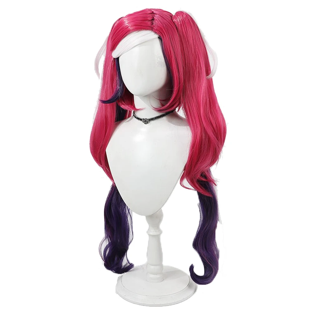 تلفزيون الجحيم نان تأثيري المخملية الباروكات هالوين حفلة لعب الأدوار وتتسابق البدلة اكسسوارات النساء الشعر كرنفال لعب الأدوار زي الدعائم #3