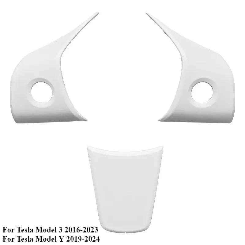 3PCS Matte White