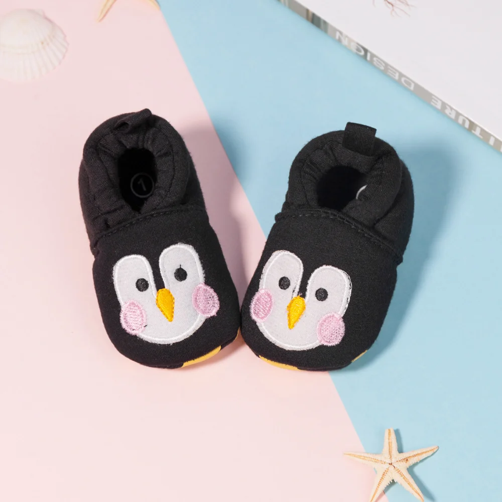 Cute Penguin Baby Cartoon Walking Shoes Soft Bottom Newborn Baby Anti-slip Comfortable Leisure Baby Home Sets Mouth Casual Shoes