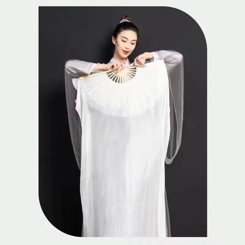 ベリーダンスパフォーマンス扇子模造シルク素材ベールダンス衣装アクセサリー大人女性のための 1.2 メートル 1.5 メートル 1.8 メートルの長さ