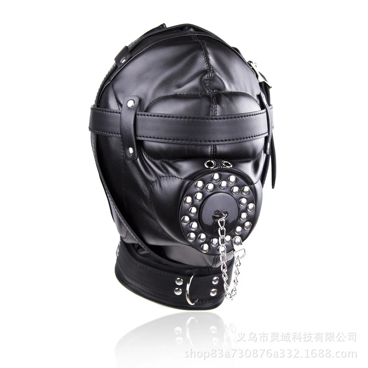 Nieuw BDSM Bondage Masker Met Holle Mond Gag SM Totaal Ingesloten Hood Sex Slaaf Hoofd Hood Seksspeeltjes Voor Koppels Seksproduct