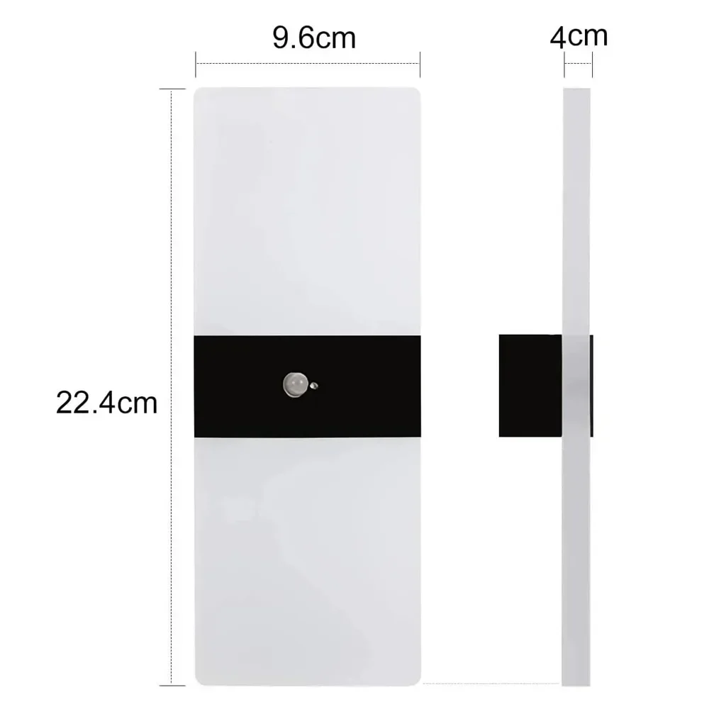 Indoor Magnetic Mounted USB Rechargeable Touch or PIR Motion Sensor Night Light Decorative LED Sconce Bedside Wall Lamp