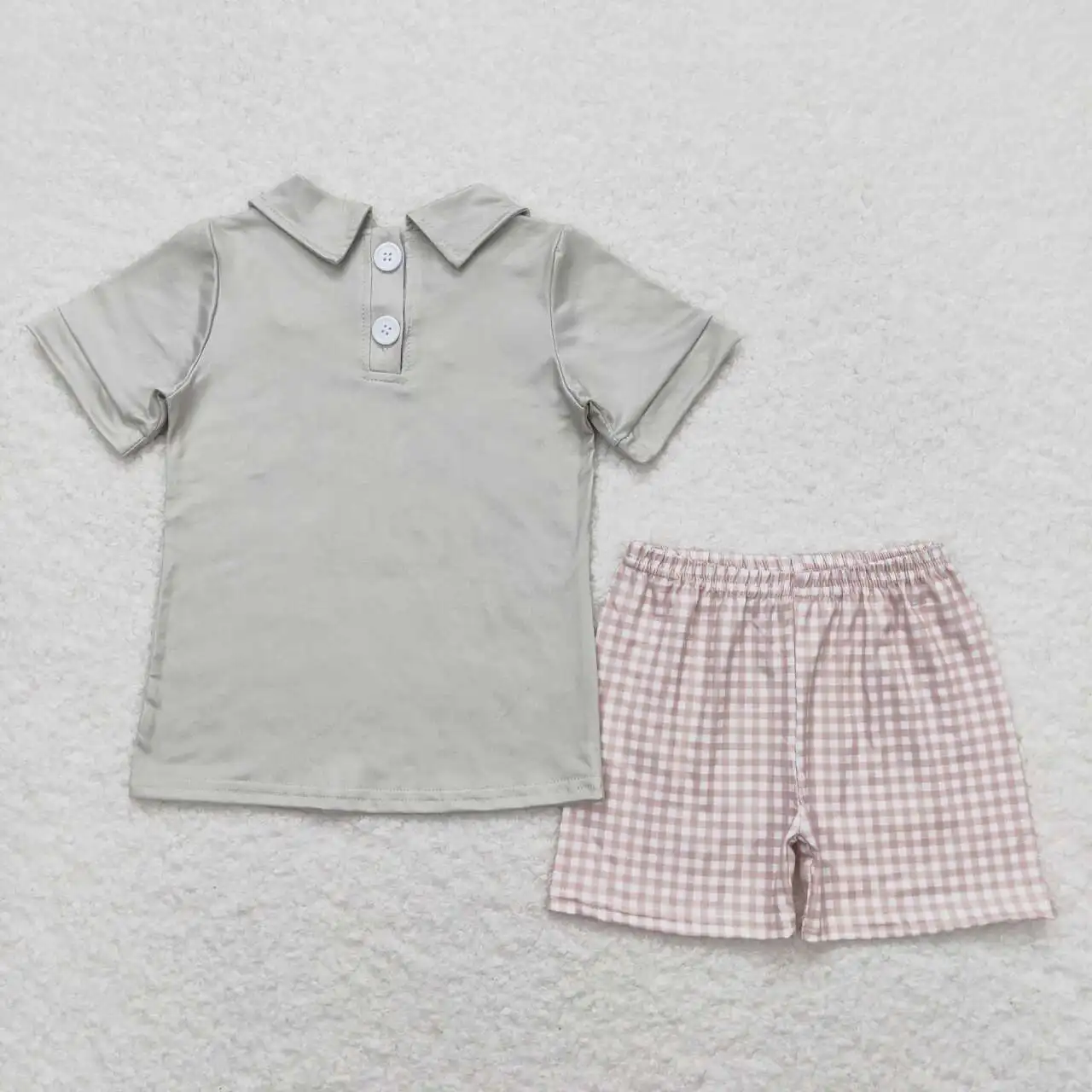 New arrivals RTS cute boy outfit toddler outfits children summer i heard an old old story shorts suits baby boy boutique clothes