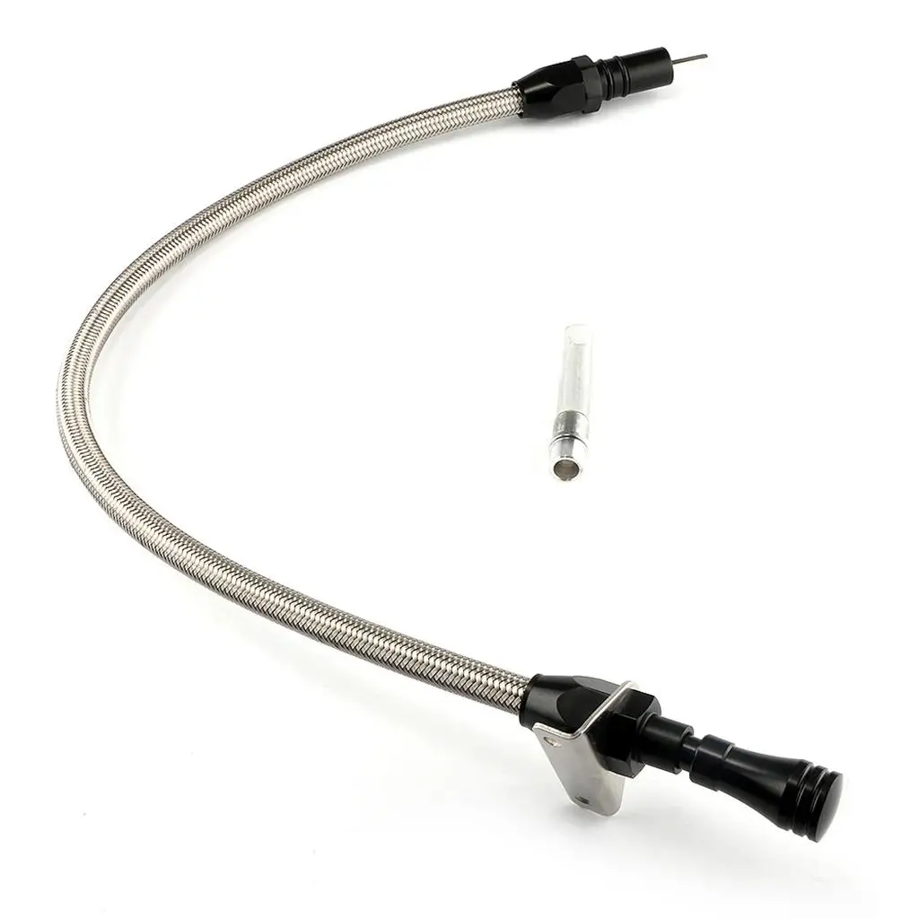 Classic Car Part Flexible Transmission Dipstick Stainless Steel Rustproof for GM TH350 Compatible Chevy TURBO 350 view 5