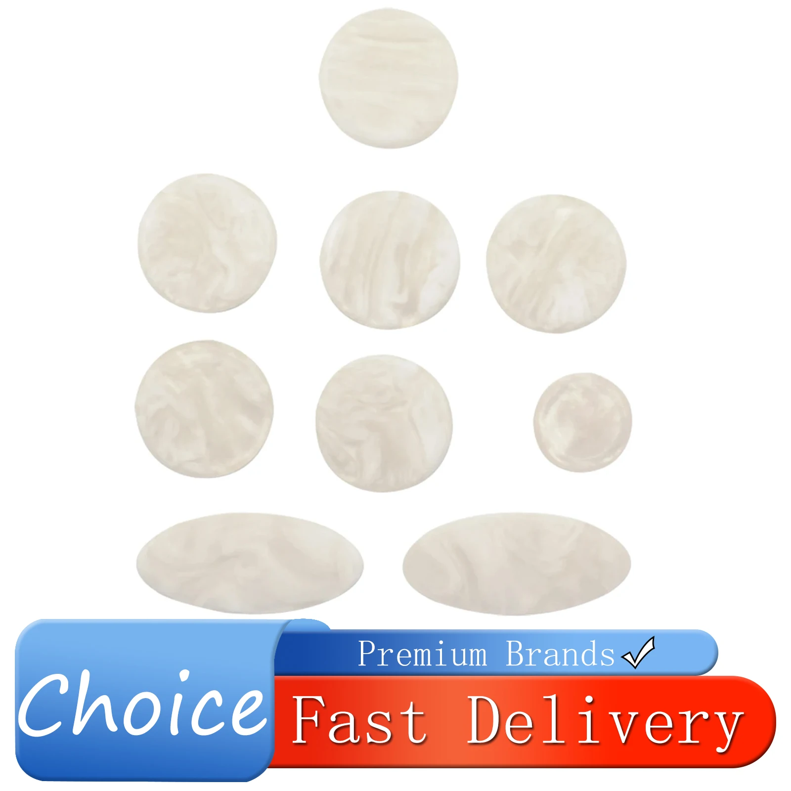 IRIN 9 Pcs/Set Saxophone Key Alto Tenor Soprano Saxophone Universal Buttons Woodwind Instrument Parts White Shell Key Inlays
