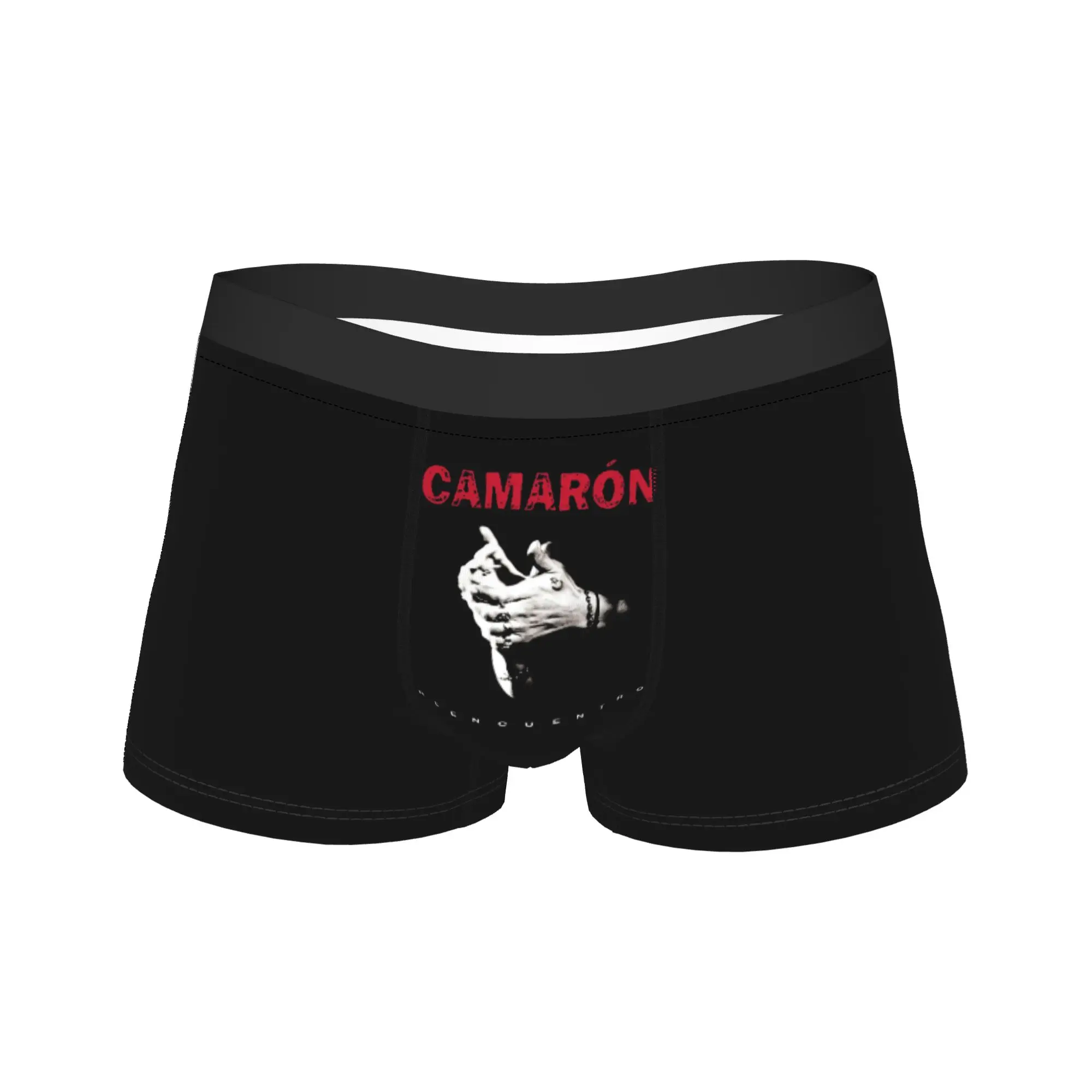

Novelty Boxer Camarons De La Isla Flamenco Singer Shorts Panties Briefs Men's Underwear Island Shrimp Underpants Homme Plus Size