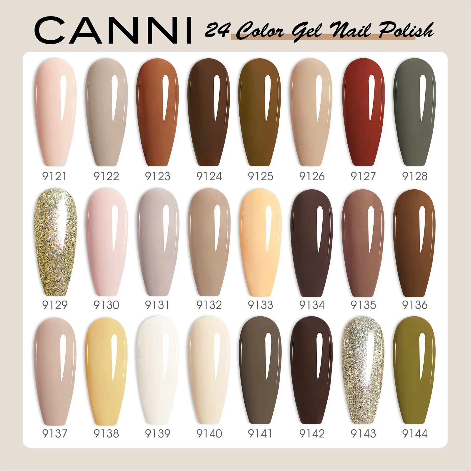 CANNI 30-teiliges Nagel-Gel-Nagellack-Set CC Collection TPO/Hema Free Fall Nails Weihnachts-Gel-Lack Soak Off Semi Permanent Gel-Set – Detail 15